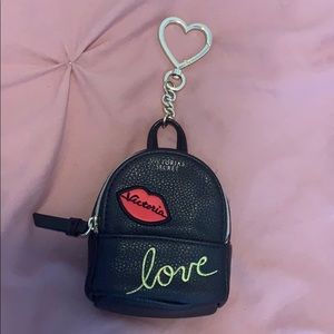 Victoria secret backpack keychain